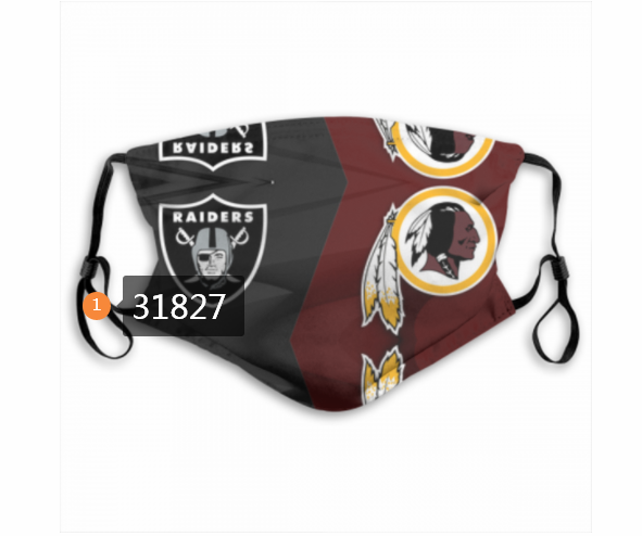 NFL Washington Redskins 1262020 Dust mask with filter